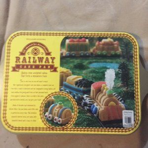 Williams Sonoma- Railway Train, Cake Baking Mold Pan, by Nordic Ware